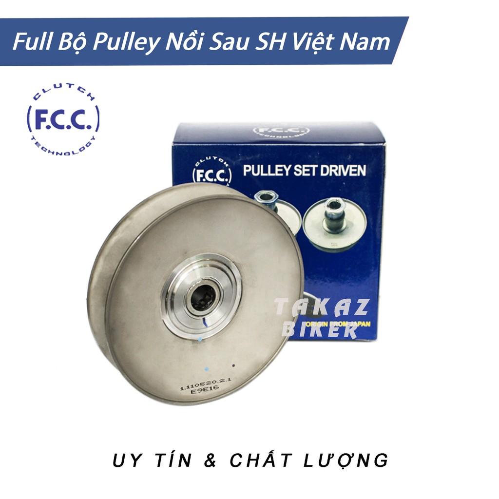 A8 Bộ Pulley FCC Nồi Sau Xe SH Việt Nam 125-150 hãng FCC sản xuất