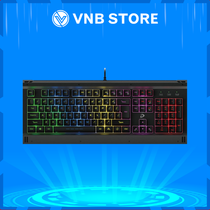 Bàn Phím Gaming DareU LK145 USB Full-Size LED RGB - Hàng Chính Hãng