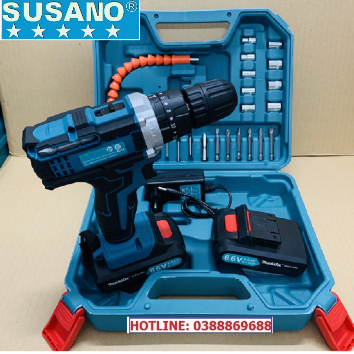 Máy khoan pin SUSANO 36V 3 chức năng- Tặng bộ phụ kiện 24 chi tiết, Lõi đồng, Máy bắn vít cầm tay