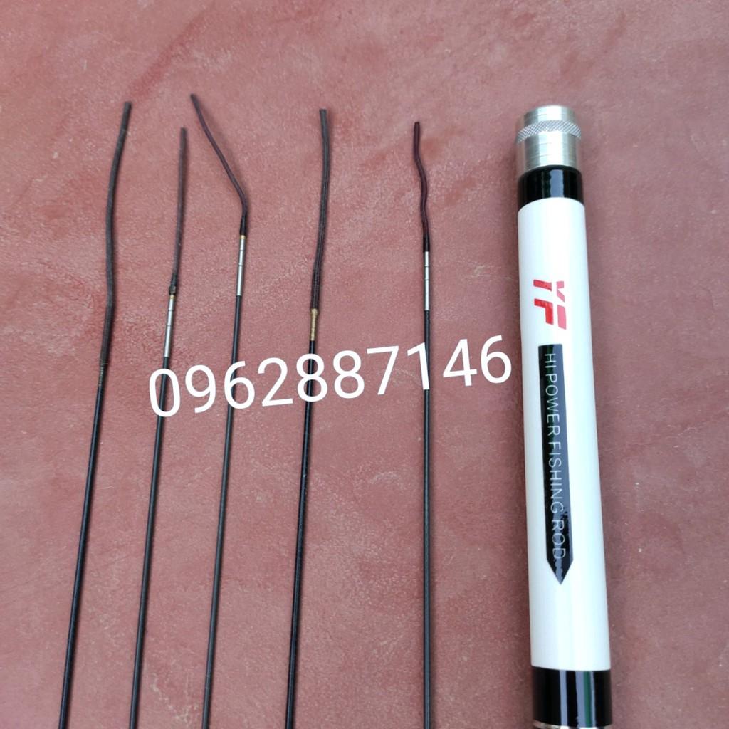 Cần câu tay gw 5h 6h catbon xoắn tặng đọt phụ