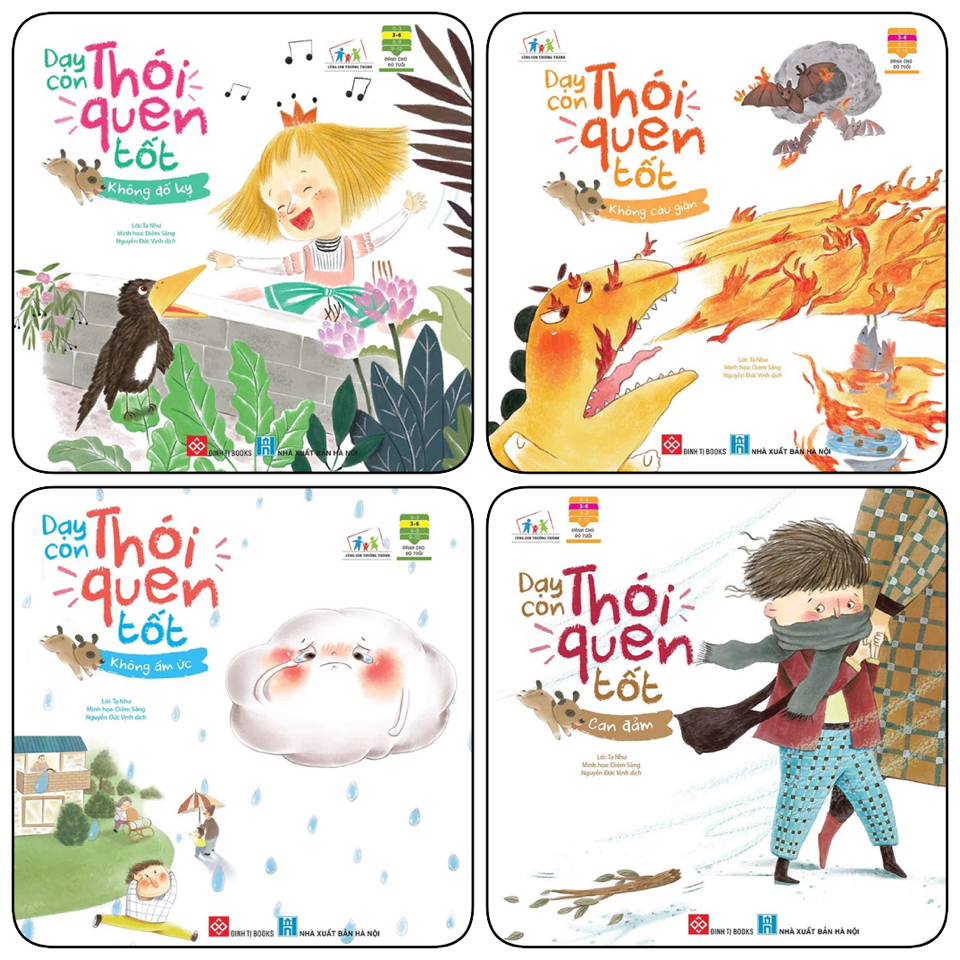 Sách Đinh Tị - Dạy Con Thói Quen Tốt - Cùng Con Trưởng Thành