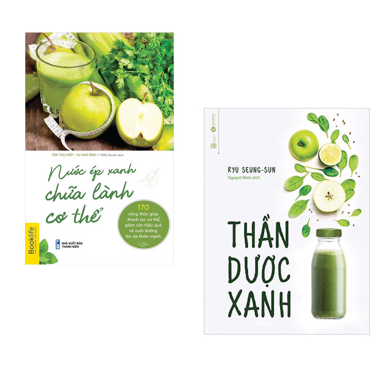 •Combo Nước Ép Xanh Chữa Lành Cơ Thể + Thần Dược Xanh ( Thực DƯỡng Ăn Xanh Và Sức Mạnh Của Cơ Chế Tự Lành )