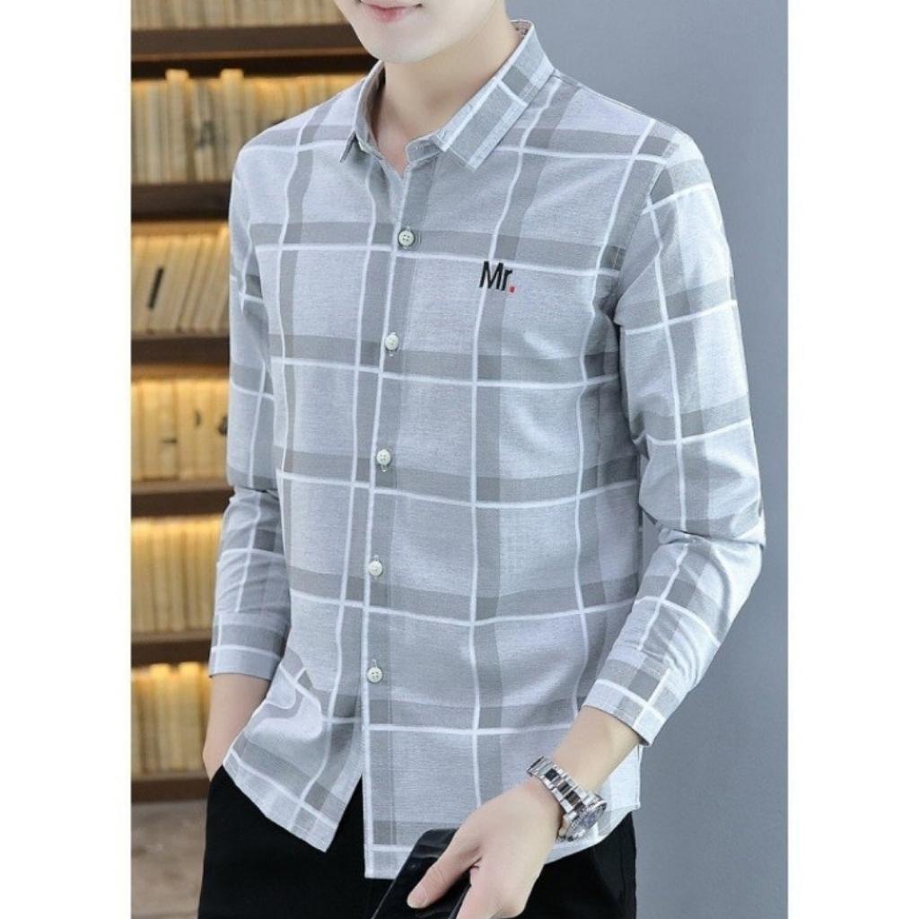 Áo Sơ Mi Nam Dài Tay Caro MR885 Thời Trang PONIVA Thiết Kế Nam Tính Lịch Lãm Hàng VNXK