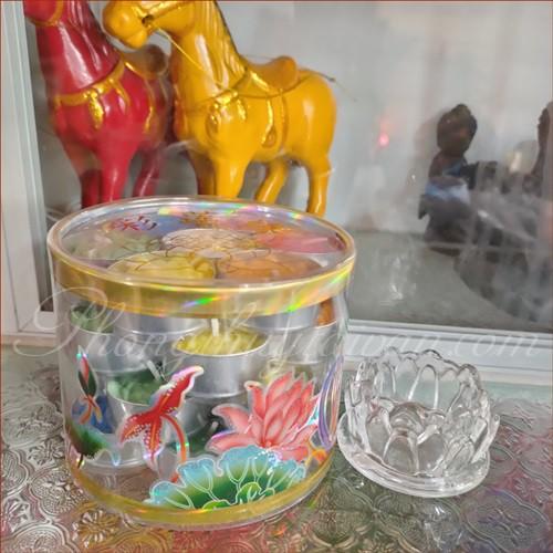 Chân để rỗng HOA SEN 4*5cm bàn thờ gia tiên, thần, phật,......