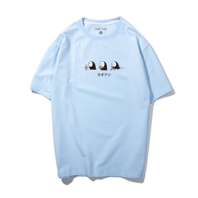 Áo Thun Vô Diện Hoạt Họa Form Rộng Cotton 100% - No Face