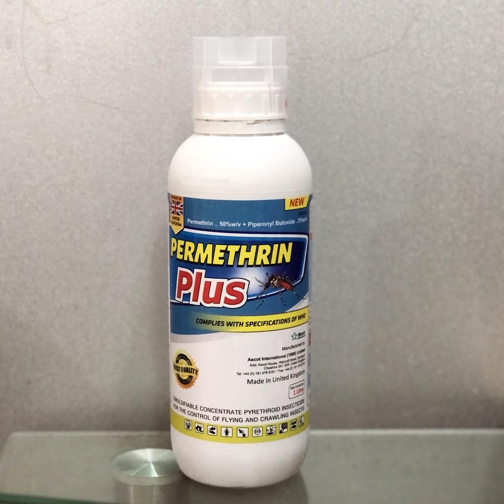 Thuốc diệt muỗi Anh Quốc Permethrin Plus 50EC chai 1 lít