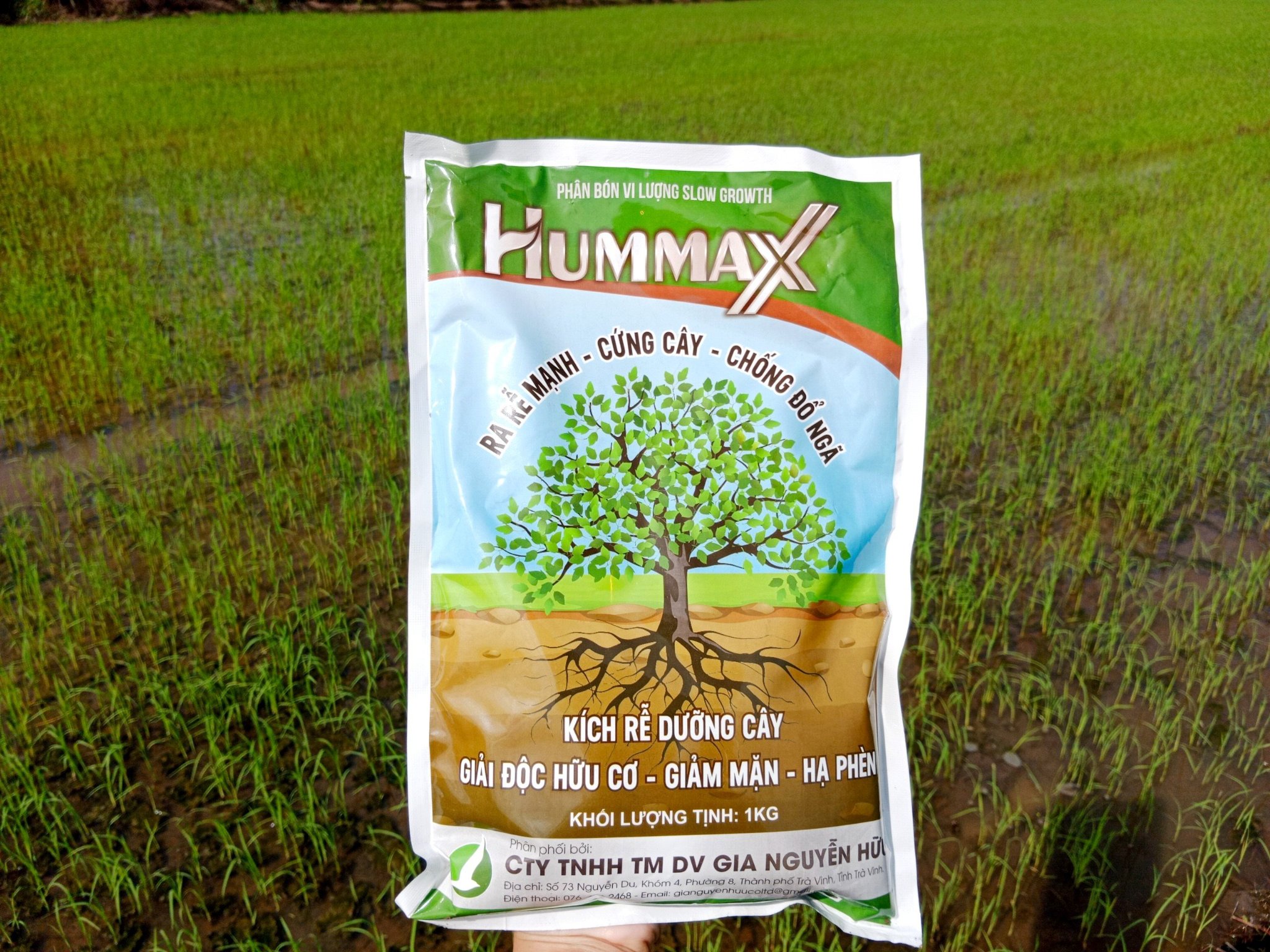 PHÂN BÓN VI LƯỢNG BLACK HUMIXX - RA RỄ, DƯỠNG CÂY, HẠ PHÈN, GIẢM MẶN - GÓI 1KG