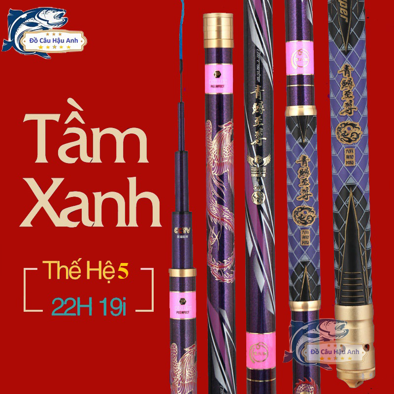 [Bảo Hành] Cần Câu Đài 20H Tầm Xanh Thế Hệ 5 Cần Câu Tay Săn Hàng Cao Cấp CC1-TH5