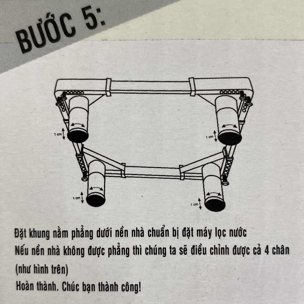 CHÂN ĐẾ MÁY LỌC NƯỚC ĐA NĂNG 32-49cm LOẠI LỚN