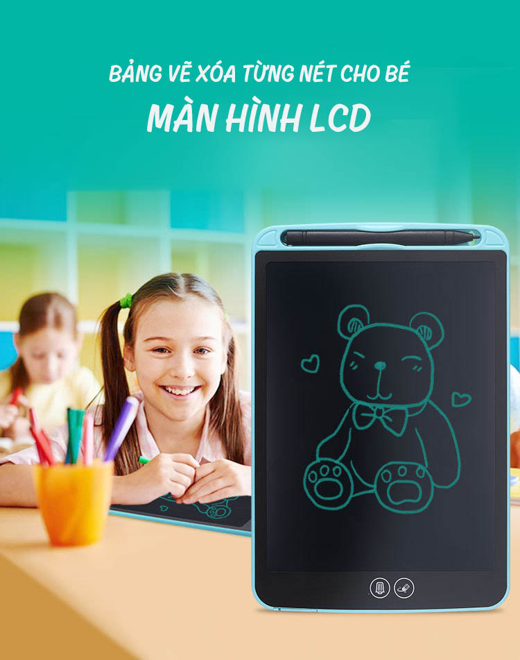 Bảng viết vẽ tự xóa thông minh có thể xóa từng nét Promax A12