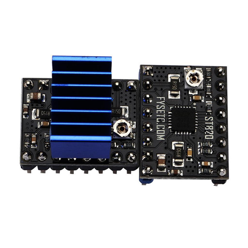ST820 3D Printer Module Stepper Motor Driver Sink, Black