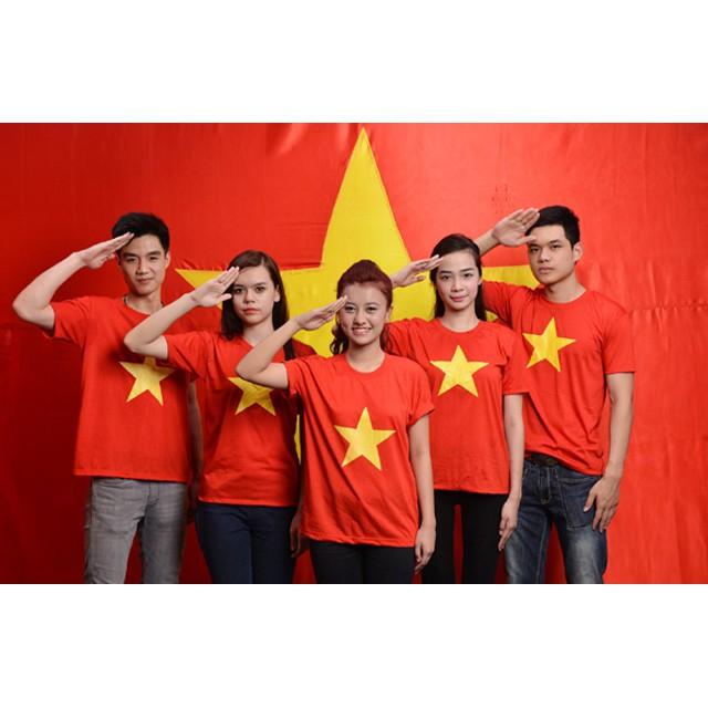 Áo thun cờ đỏ sao vàng loại tốt