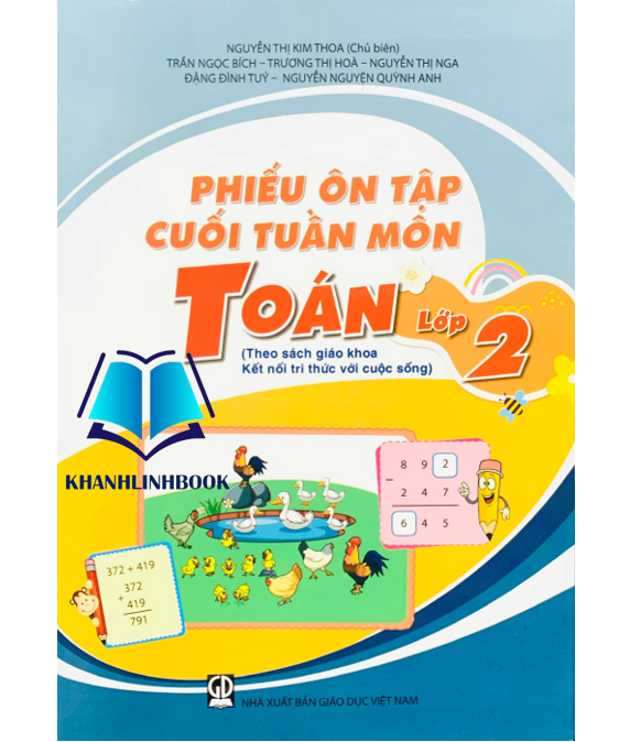 Sách - phiếu ôn tập cuối tuần môn toán 2 ( kết nối )