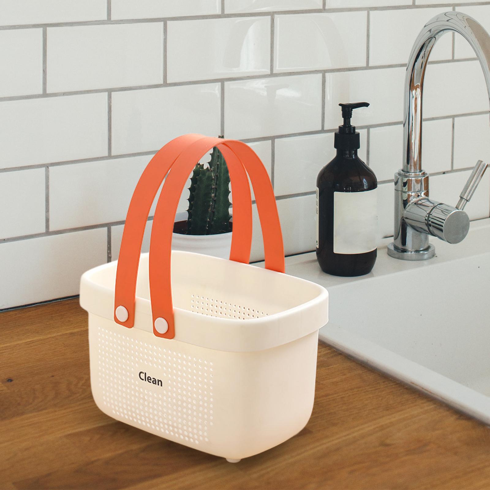 Organizer Storage Tote Shower Bins Organizer for Garage Bedroom Pantry