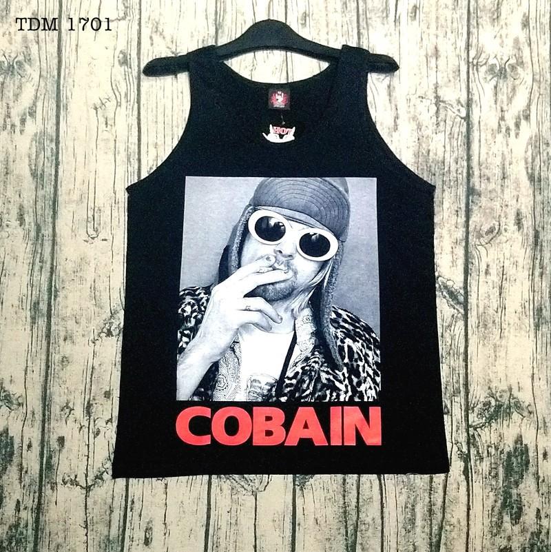 Áo Rock: áo Tanktop Nirvana - Kurt TDM 1701