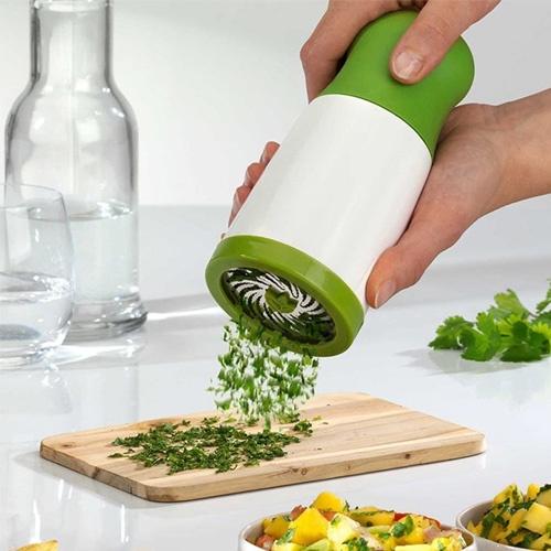 Máy Xay Thảo Mộc Cối Xay Gia Vị Parsley Shredder Chopper Máy Cắt Rau Tỏi Rau Mùi Máy Xay Gia Vị Phụ Kiện Nhà Bếp