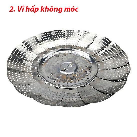 Xửng hấp cá, hấp thức ăn, vỉ đồ xôi bánh bao bằng inox