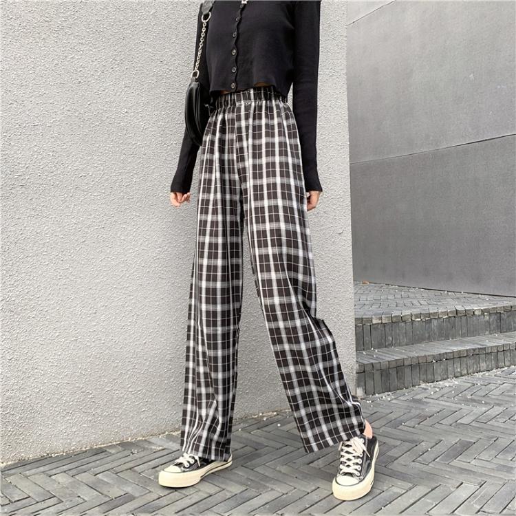 Quần CaRo Ống Rộng Ulzzang Unisex