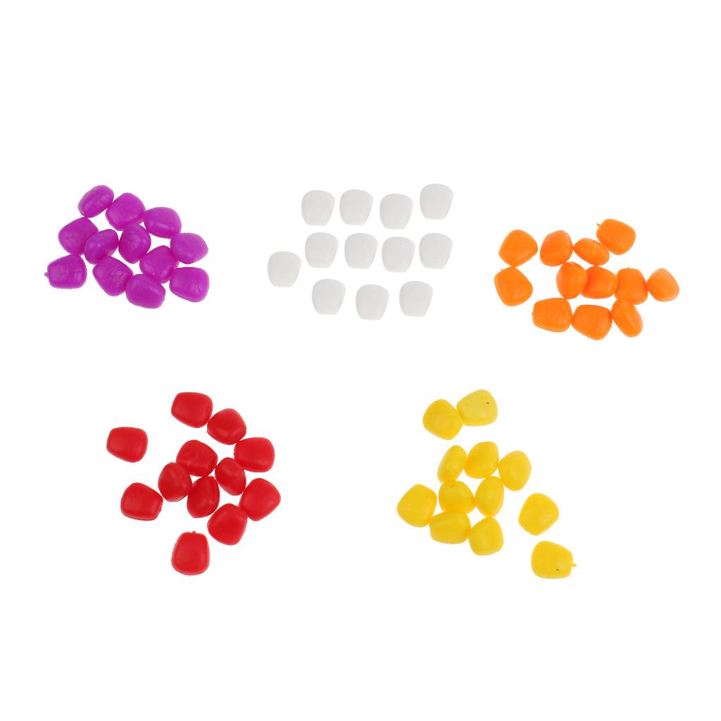 2x60 Pieces Artificial Pop up Sweetcorn Imitation Bait for Carp Coarse Fishing