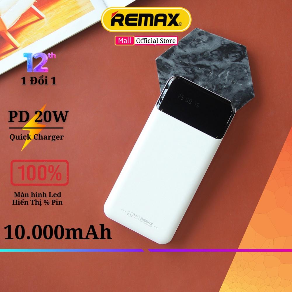 Pin sạc dự phòng Remax 10000mAh - Sạc nhanh 22.5W Remax RPP-502 - Hàng Chính Hãng Remax