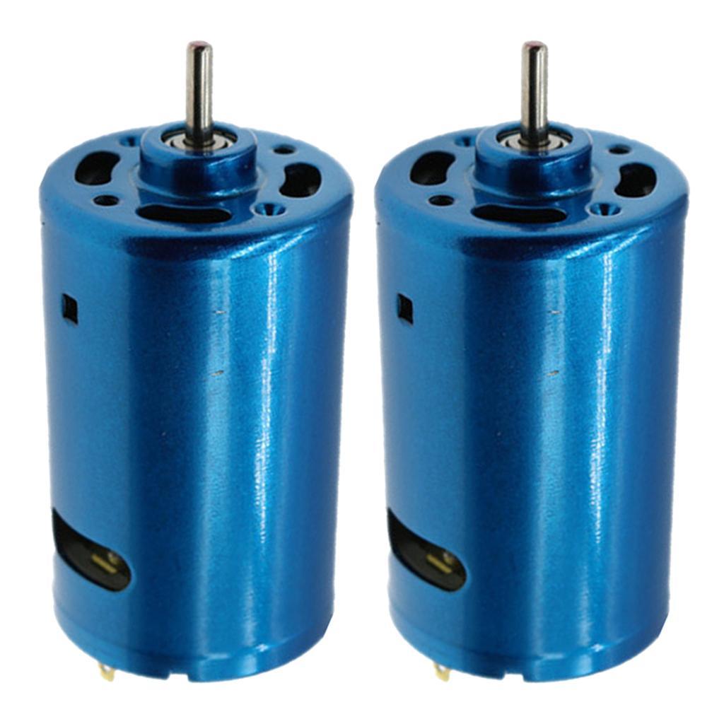 2Pcs DC 895 Motor Ball Bearing High Speed Large Gear Motor 12-24V