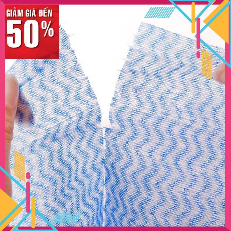 Khăn giấy lau đa năng bằng vải khô không dệt cho phòng nhà bếp tay giầy siêu sạch tiện dụng 50 tờ