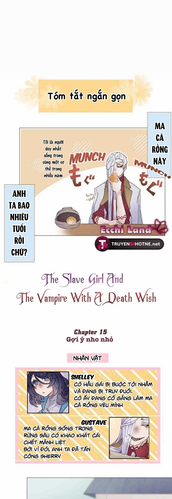 cô gái bị truy đuổi và chàng ma cà rồng chapter 15.1 2