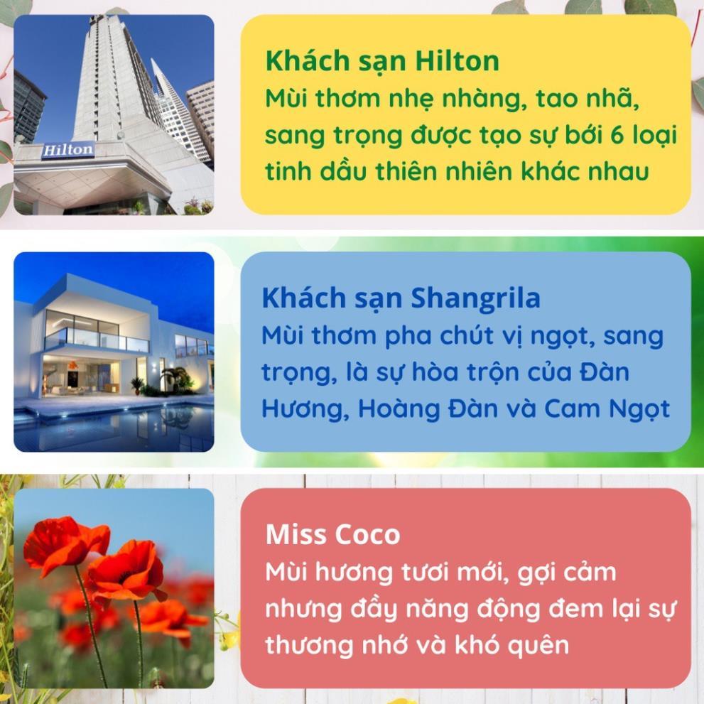 Tinh dầu nước hoa thơm phòng lọ khuếch tán nước hoa thiên nhiên Hotel Series mùi sang trọng