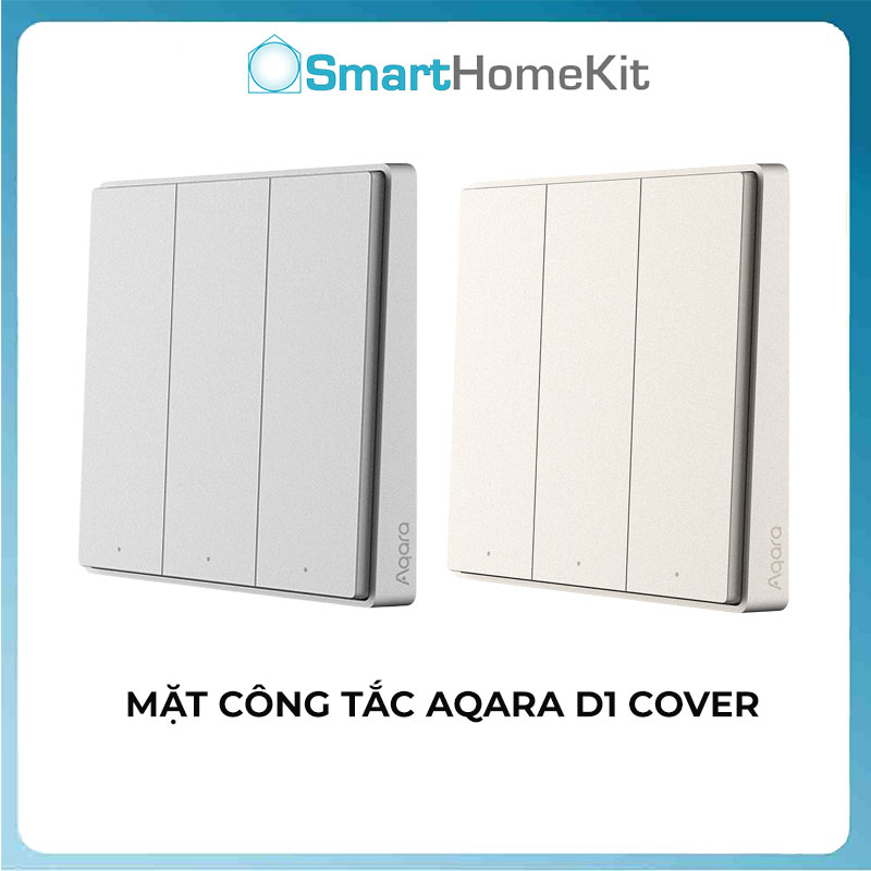 Mặt công tắc Aqara D1 Màu Vàng/Xám thay thế cho công tắc Aqara Smart Switch D1 - Hàng Chính Hãng