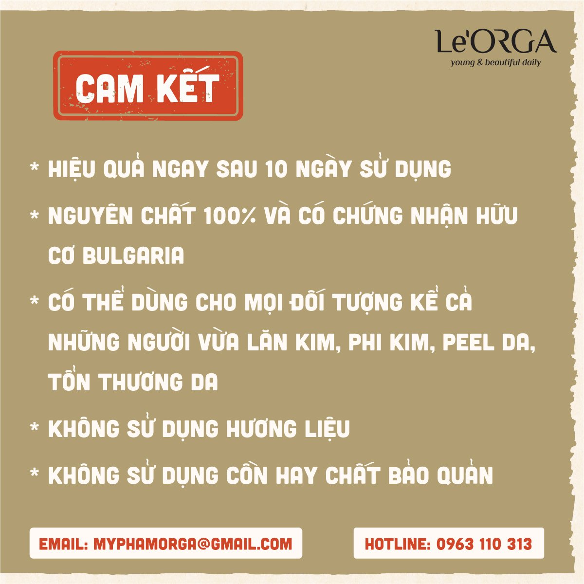 Nước Hoa Hồng Le'Orga - Toner Organic Bulgaria Cân Bằng Da Se Khít Lỗ Chân Lông 15ml