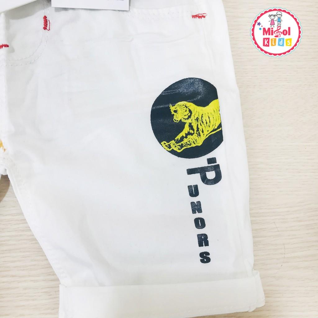 Quần Kaki bé trai họa tiết hổ