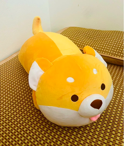 Gấu bông chó Shiba biểu cảm cute - Size từ 70cm đến 95cm - Quà tặng gấu bông chó shiba êm mịn