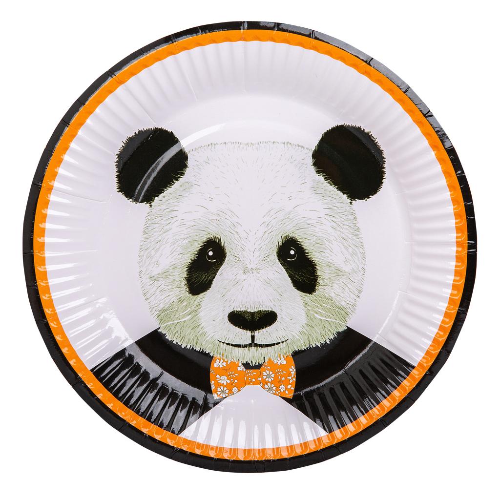 10Pcs Panda Paper Party Plates Cups Birthday Wedding Tableware 10Pcs Paper