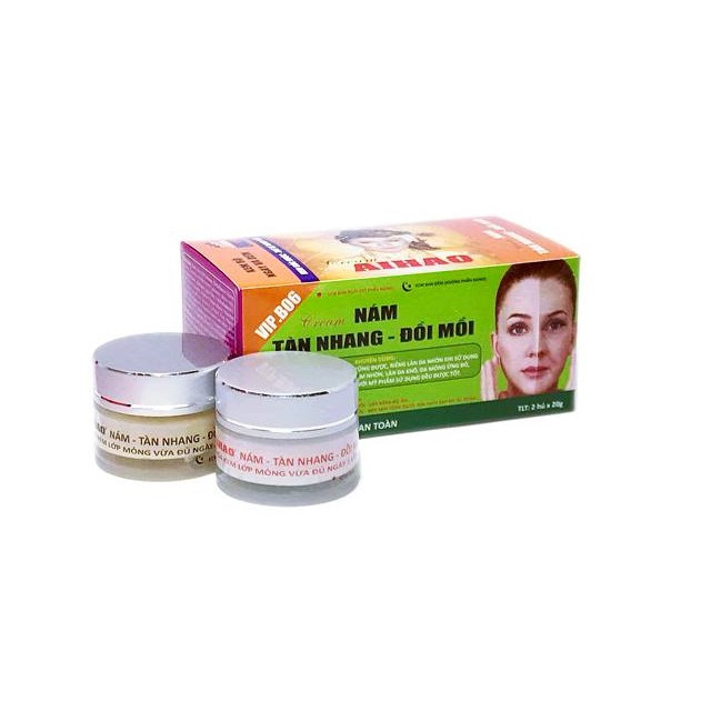 Kem AIHAO Nano Bộ Cream Nám Tàn Nhang Đồi Mồi Cam kết chính hãng