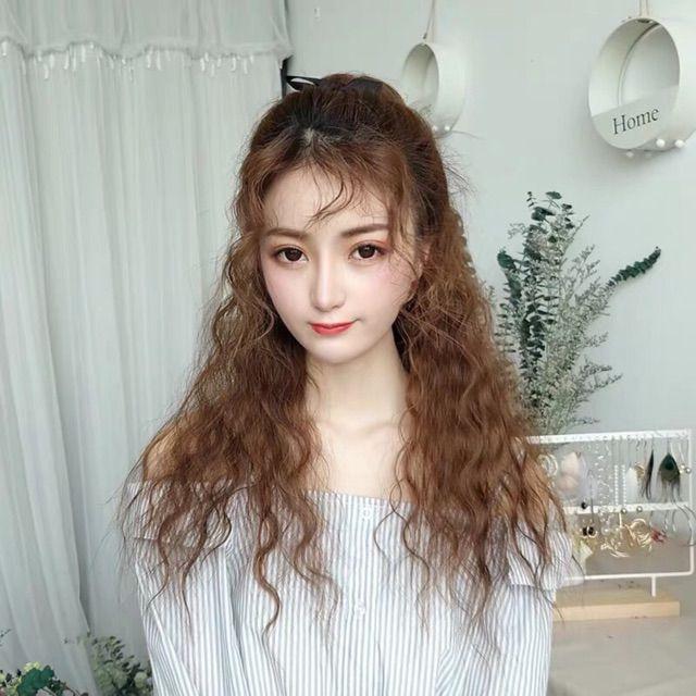Tóc giả cột    cột xù mì