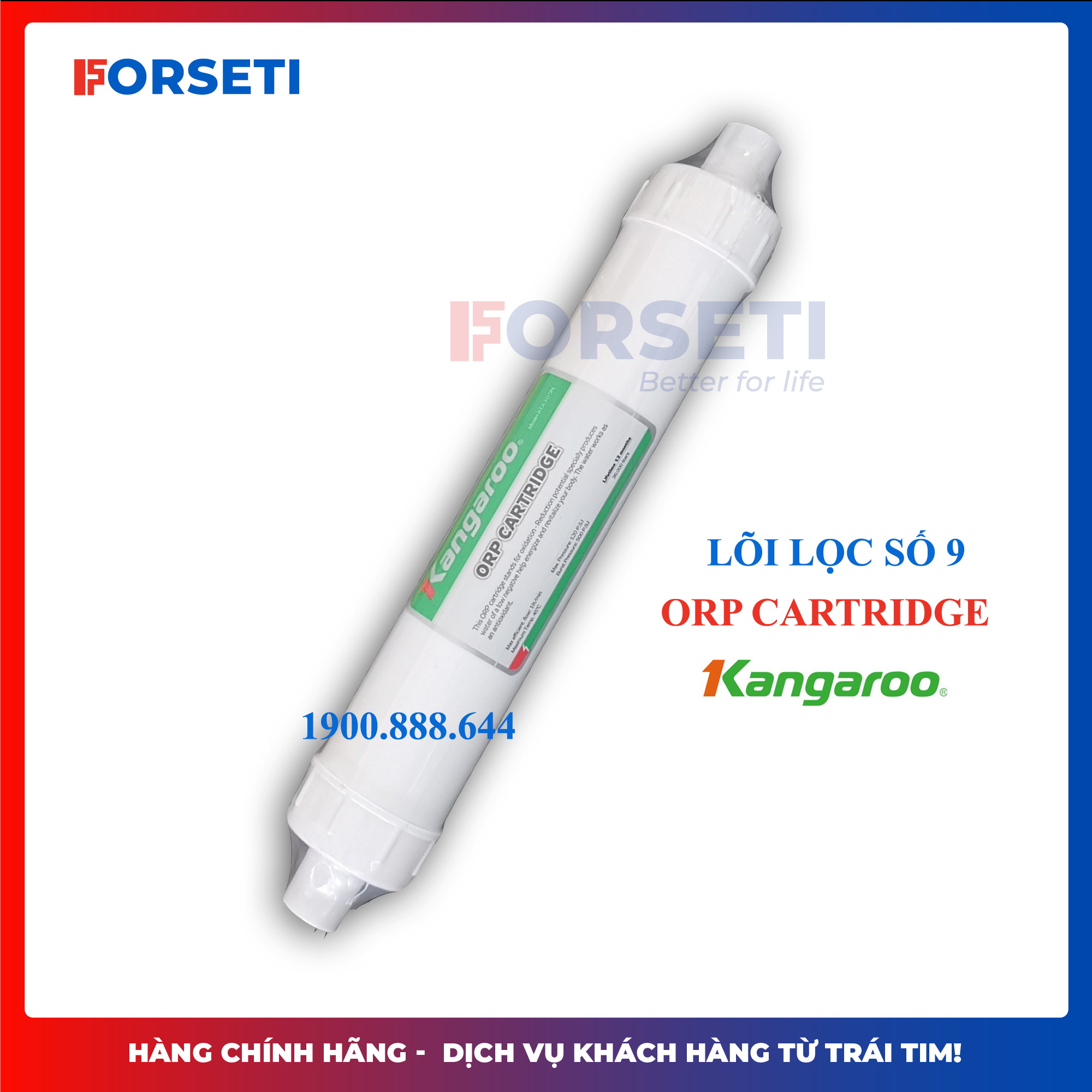 [HÀNG CHÍNH HÃNG] - Lõi lọc nước Kangaroo lõi số 9 - ORP Cartridge 