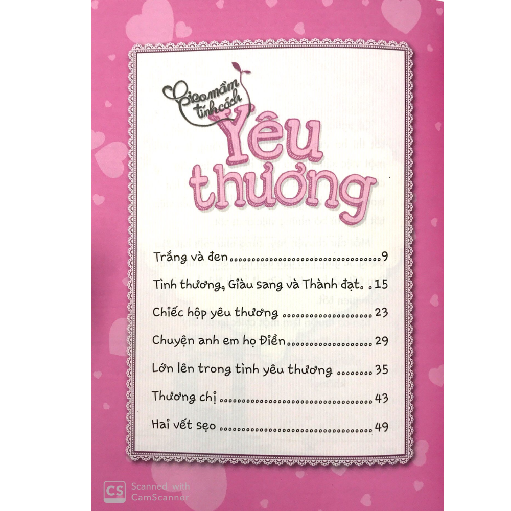 Gieo Mầm Tính Cách - Yêu Thương (Tái Bản)