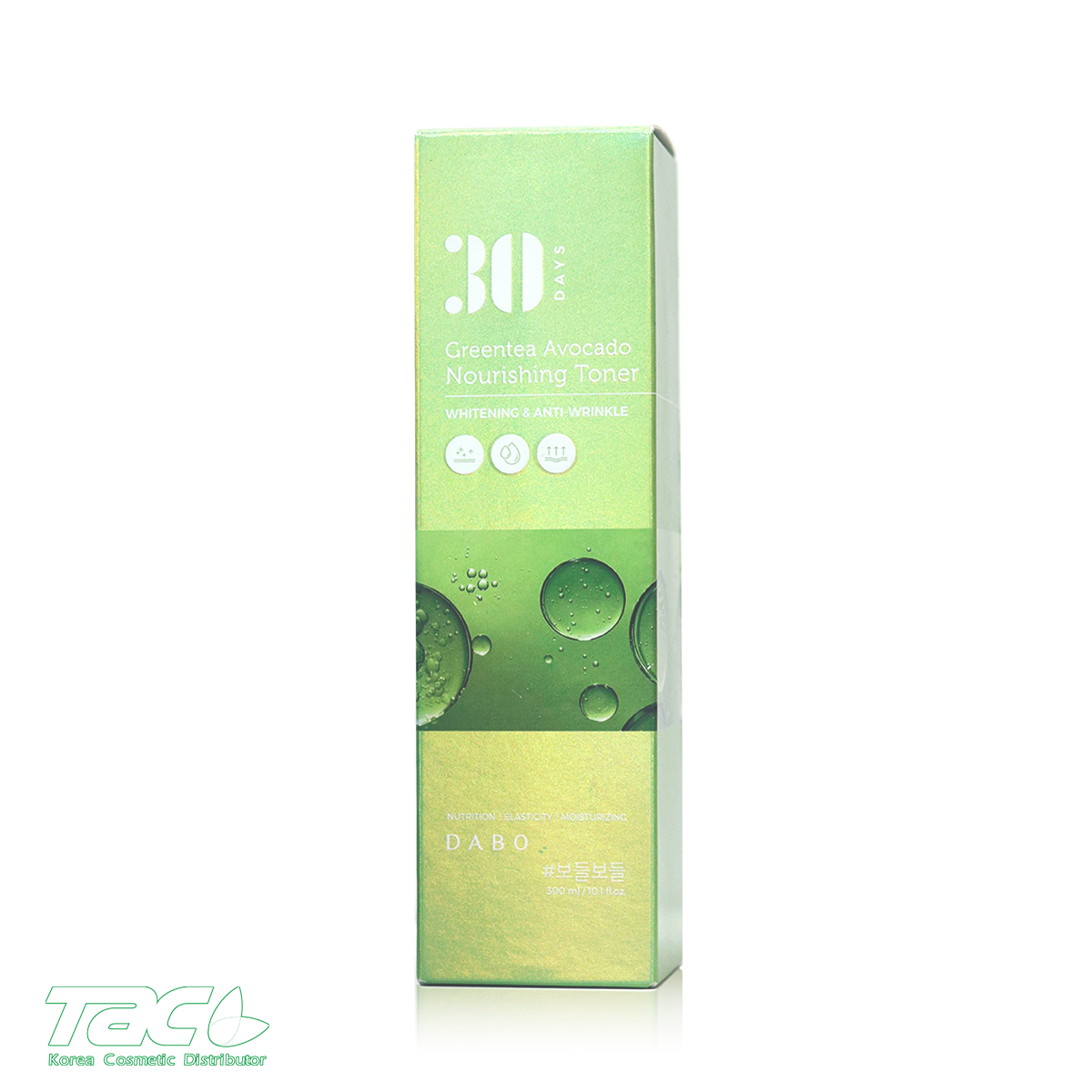 DABO Nước hoa hồng dưỡng da tinh chất bơ trà xanh - DABO Green Tea Avocado Nourishing Toner 300ml Dưỡng ẩm sâu, làm sáng, làm dịu da