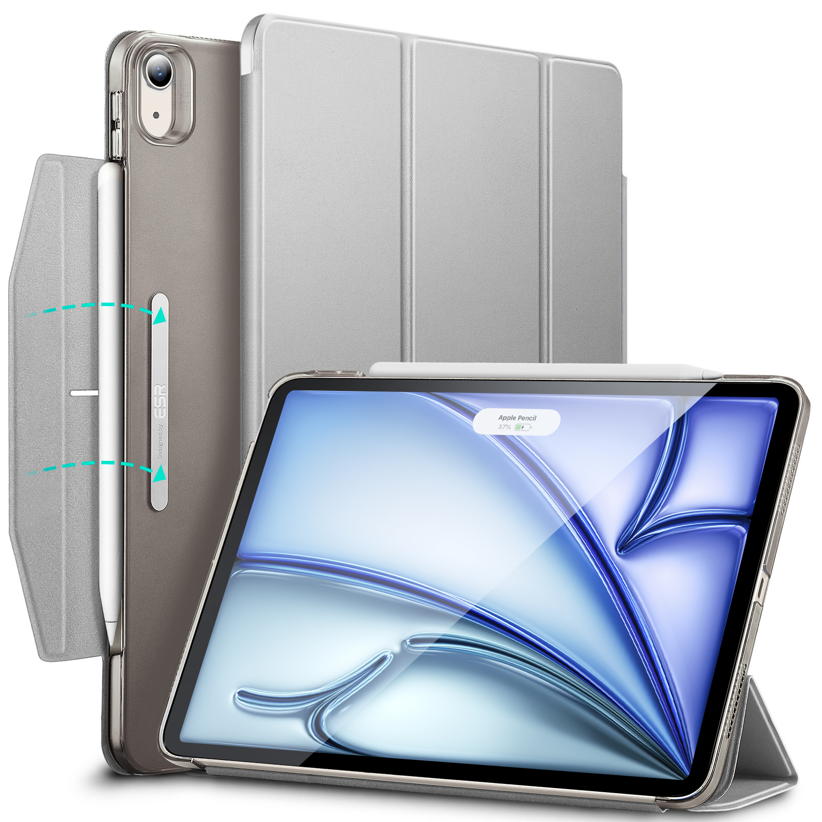 Hình ảnh Bao da ESR Ascend Trifold Case cho iPad Air 11ʺ (2024)/ Ipad Air 4/ Air 5 10.9", chính hãng ESR_ Hàng chính hãng