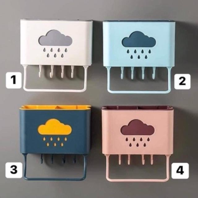 Ống Đũa Dán Tường, Có móc treo hình Đám Mây