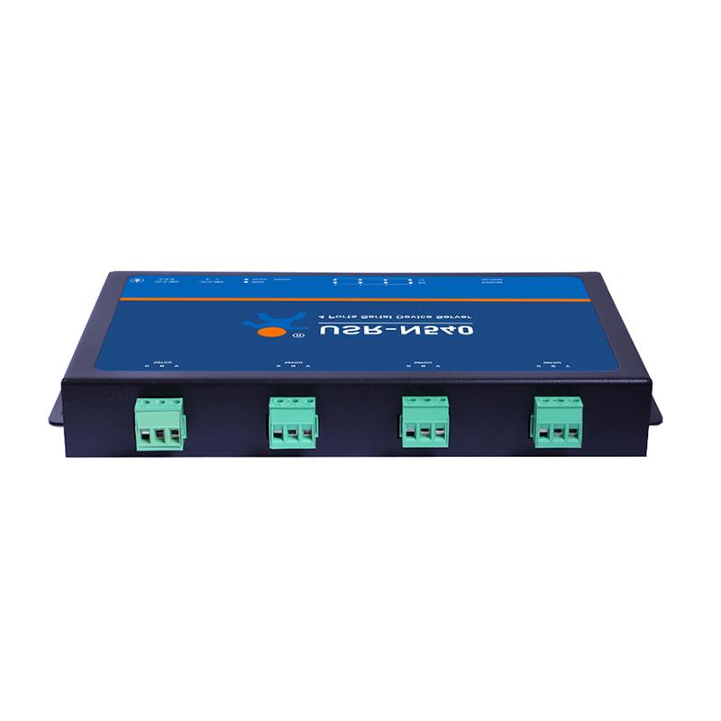 Công nghiệp Modbus USR-N540 Sê-ri sang Ethernet Converter 4 Cổng RS232/rs485/rs422 Modbus MQTTS DC 5.0 ~ 36 V