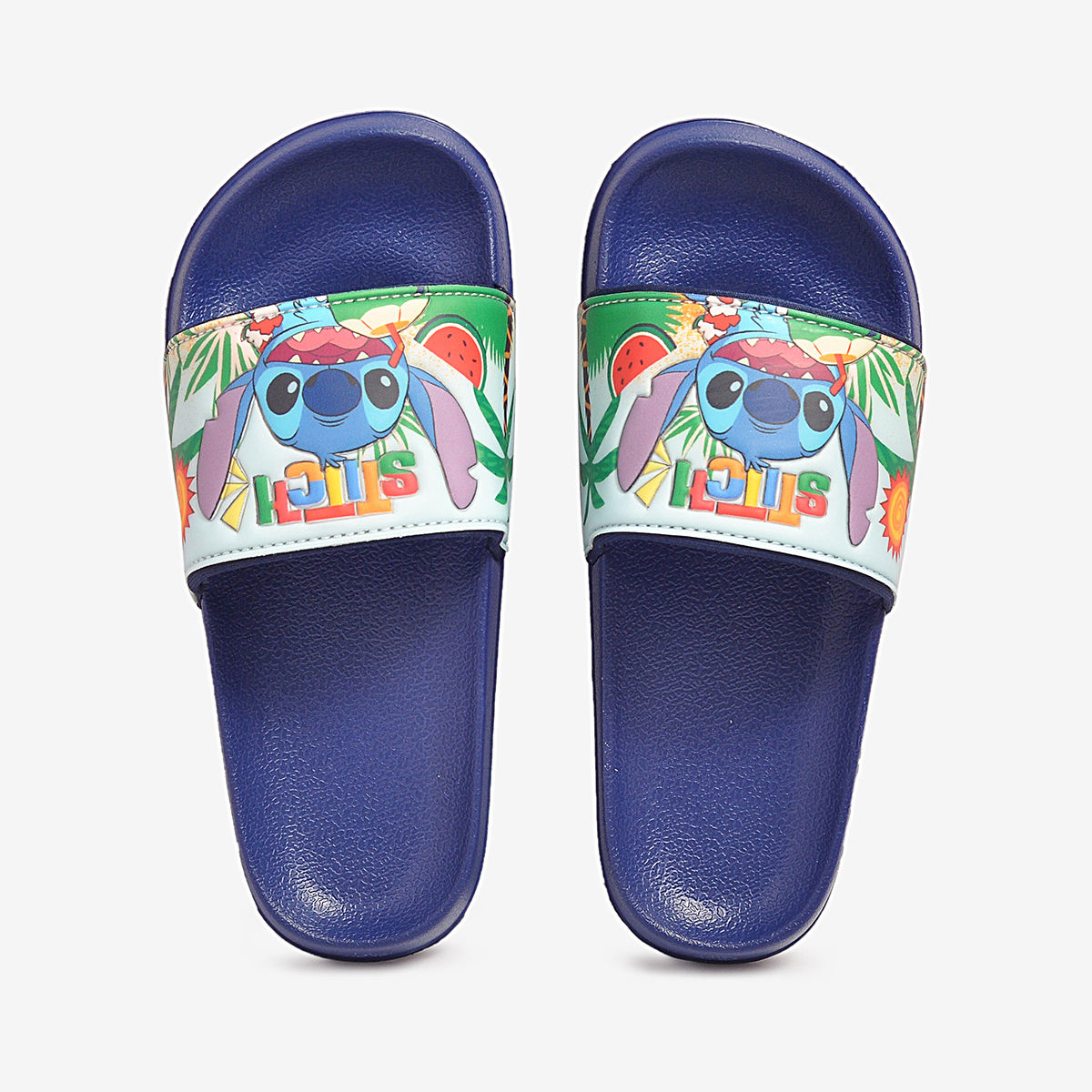 Dép STITCH phiên bản Disney Eva Phun Bé Trai Biti's BEB003697XNH (Xanh nhớt)