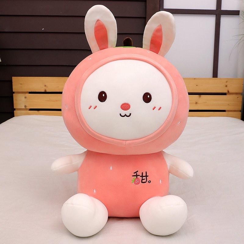 Gấu bông Thỏ Mèo hoa quả kích thước 50cm - Xưởng gấu bông Việt Nam