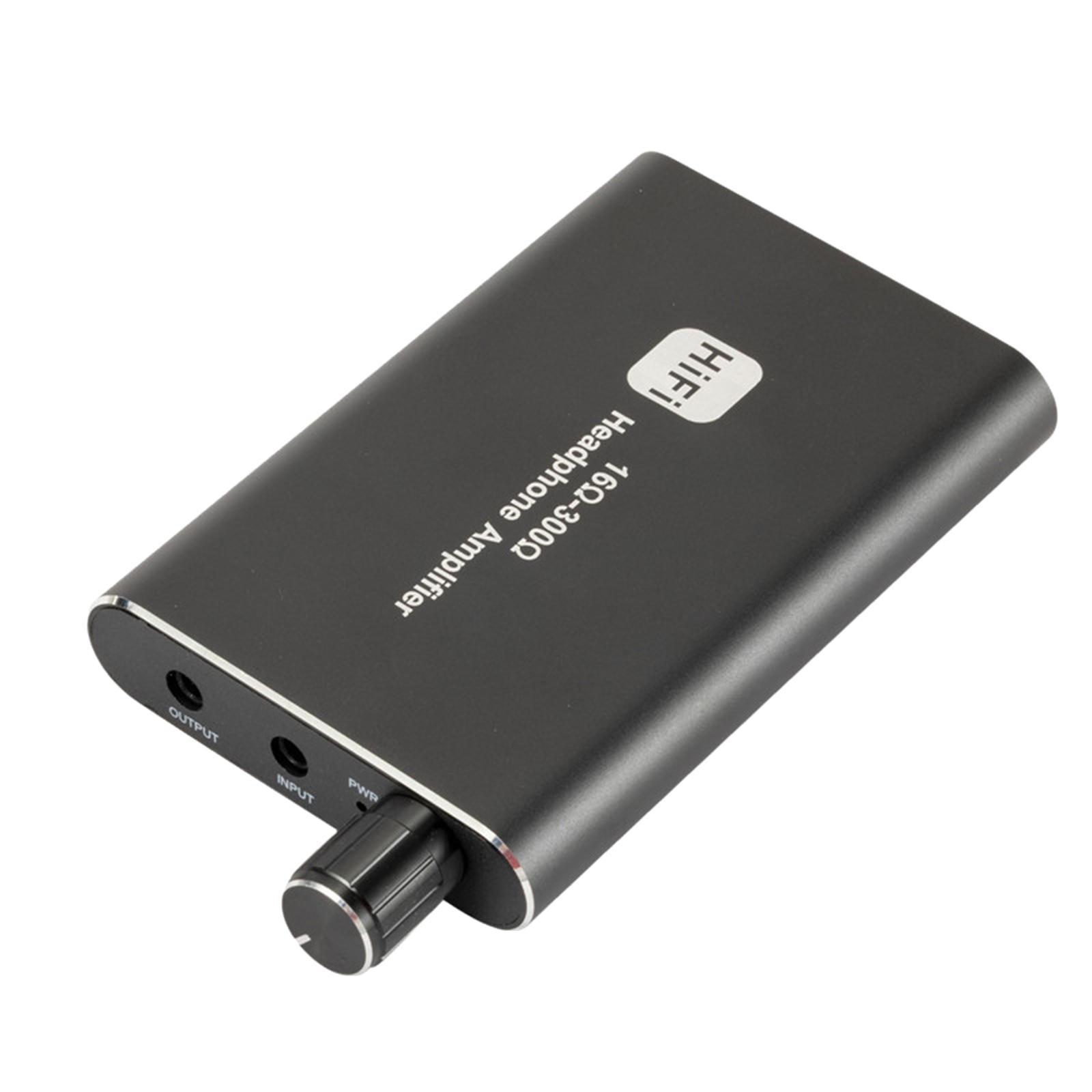 Portable Headphone Amplifier Earphone AMP w/ Audio USB Cable for PS4/PS5 MP4
