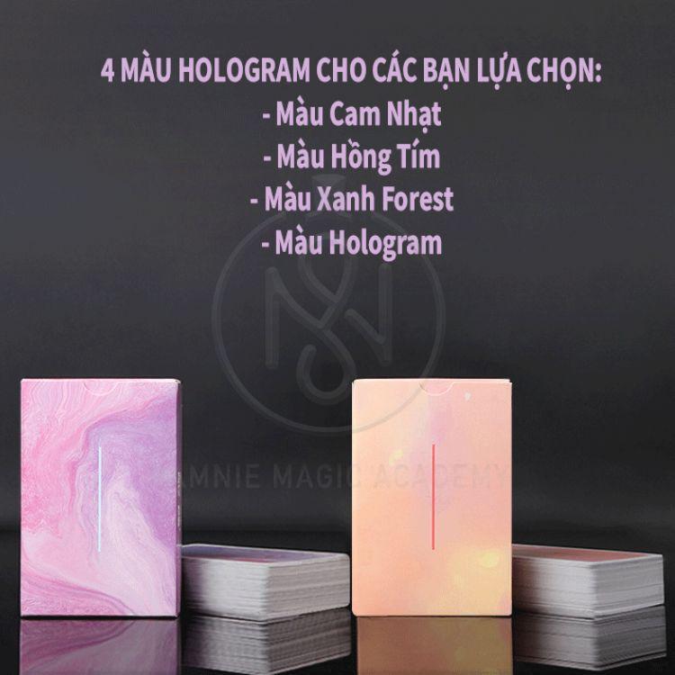 Bộ Bài Ảo Thuật Poker Playing Card Hologram, Tam Quốc Màu Loang Siêu Đẹp