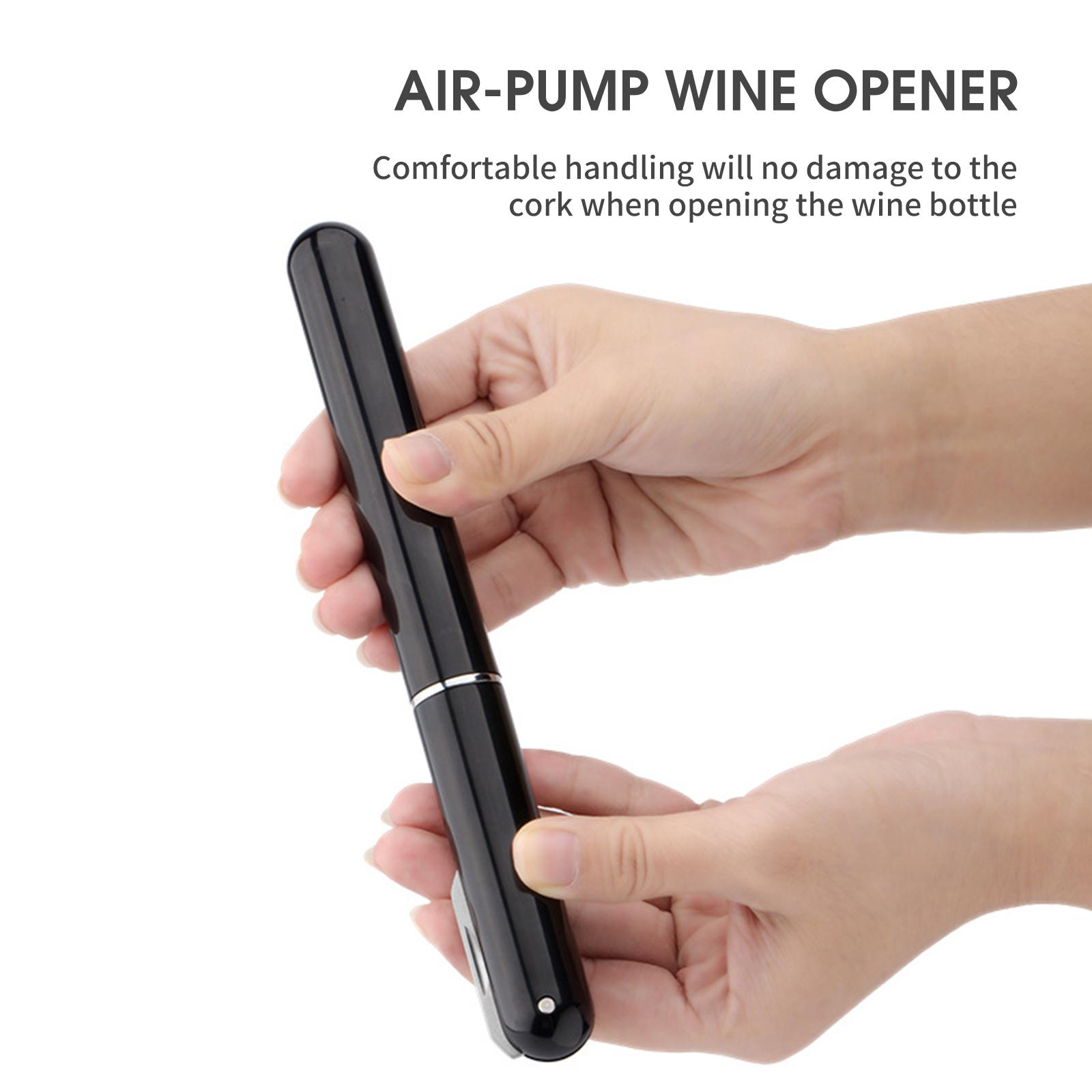 KH1-002101 Air-Pump Wine Opener with Foil Cutter Wine Bottle Opener Wine Corkscrew for Wine Lovers