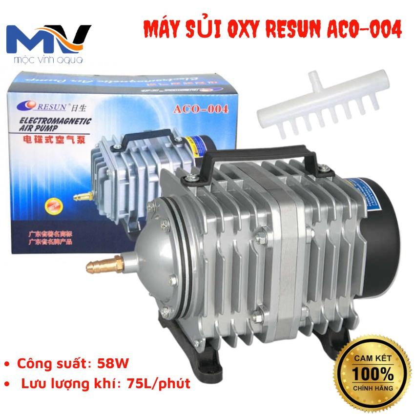 Máy Sủi Oxy Hồ Cá RESUN ACO-004 | CỬA HÀNG CÁ CẢNH VÀ THIẾT BỊ LỌC NƯỚC HỒ CÁ MỘC VINH AQUA