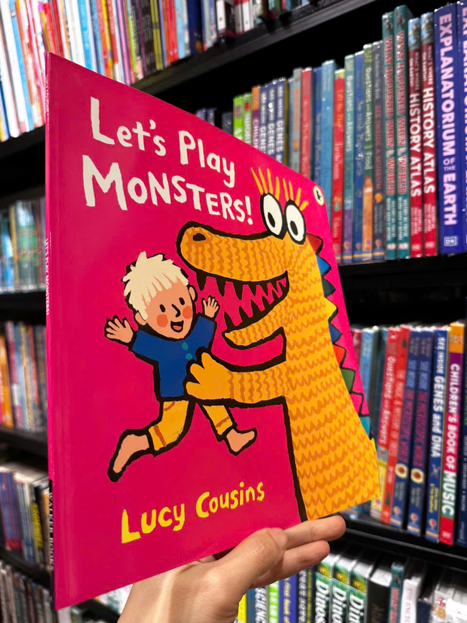 Sách - Let's Play Monsters! by Lucy Cousins - Sách ngoại văn, sách thiếu nhi tiếng Anh, bìa mềm, nhập khẩu UK