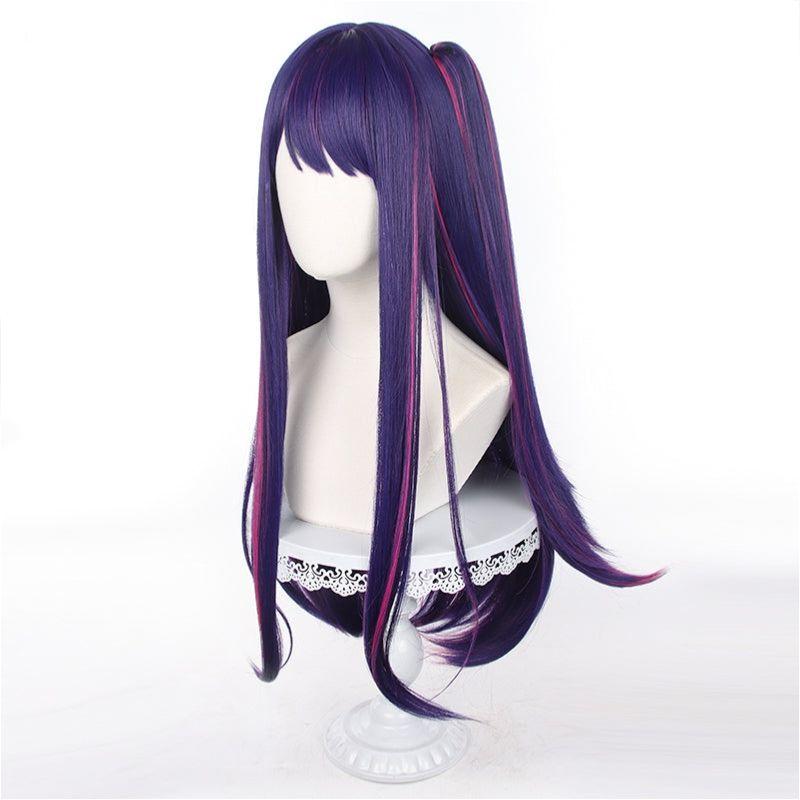 Wig/Tóc giả cosplay Ai Hoshino - Đứa Con Của Thần Tượng: Oshi no Ko màu xanh tím light hồng