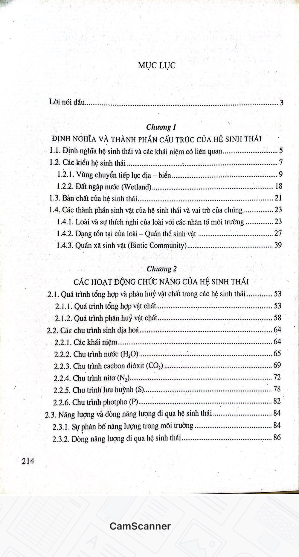 Sinh thái học hệ sinh thái